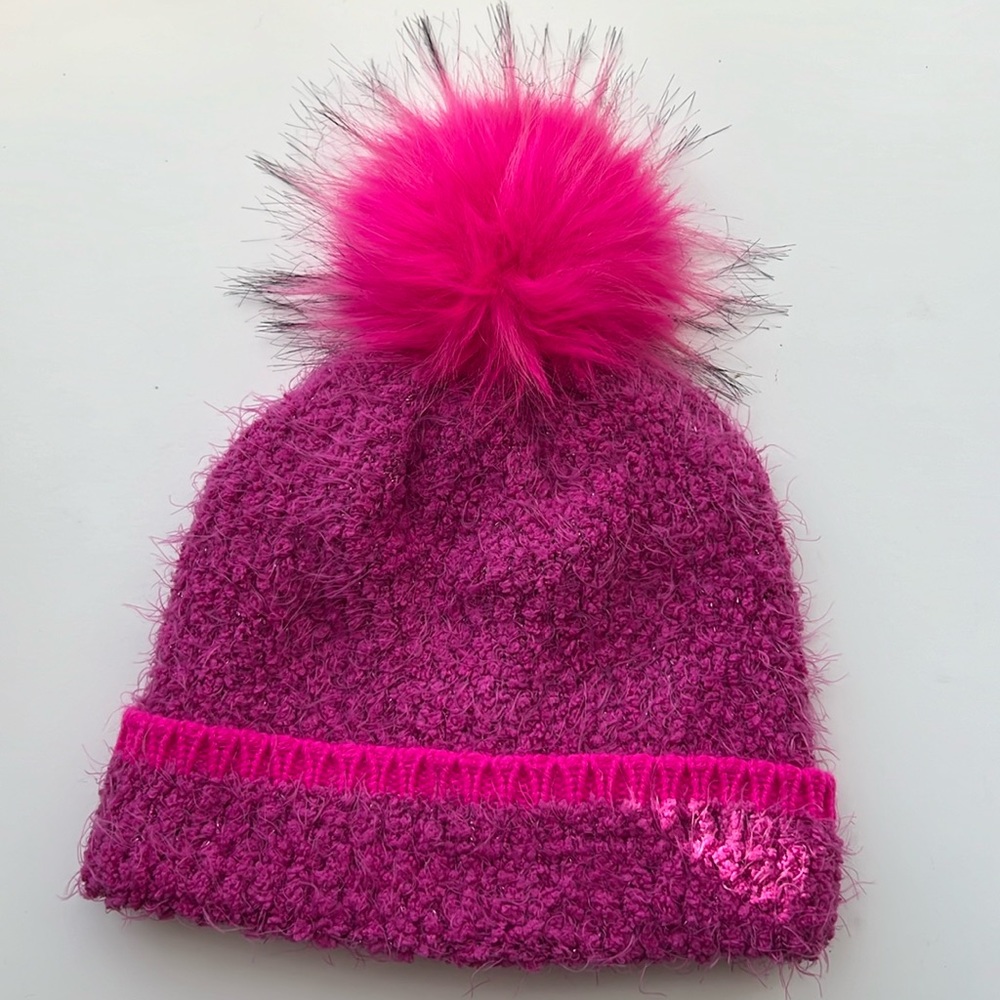 Soft Pink Pom Hat